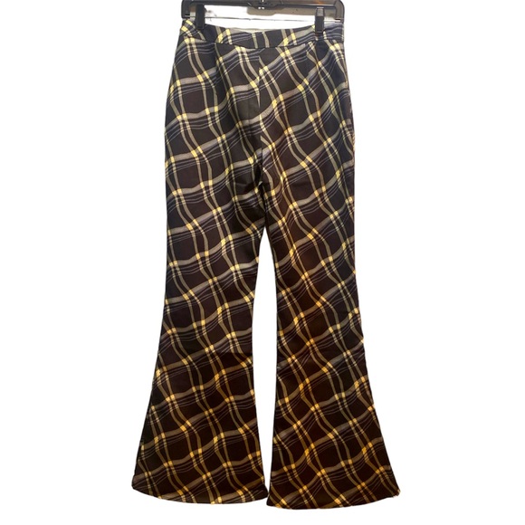 Princess Polly size 6 plaid flare pants - Picture 1 of 7